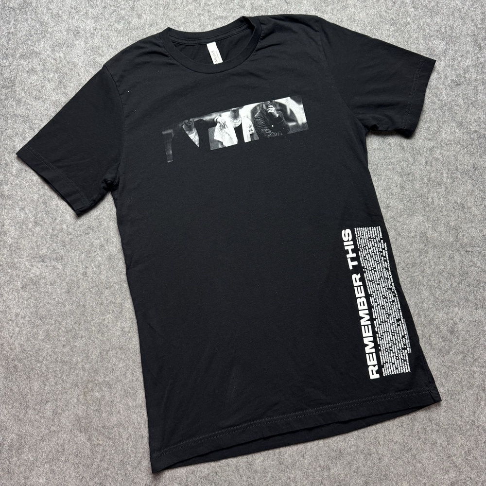 Jonas Brothers Remember This Tour Shirt Mens Medium Black 2021 Graphic Tee